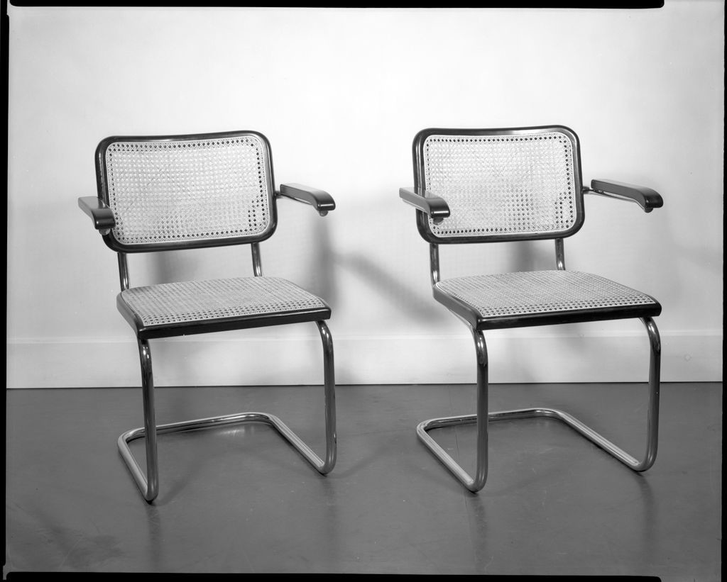 The Harvard Bauhaus collection now online includes this Breuer armchair built by Thonet. © President and Fellows of Harvard College