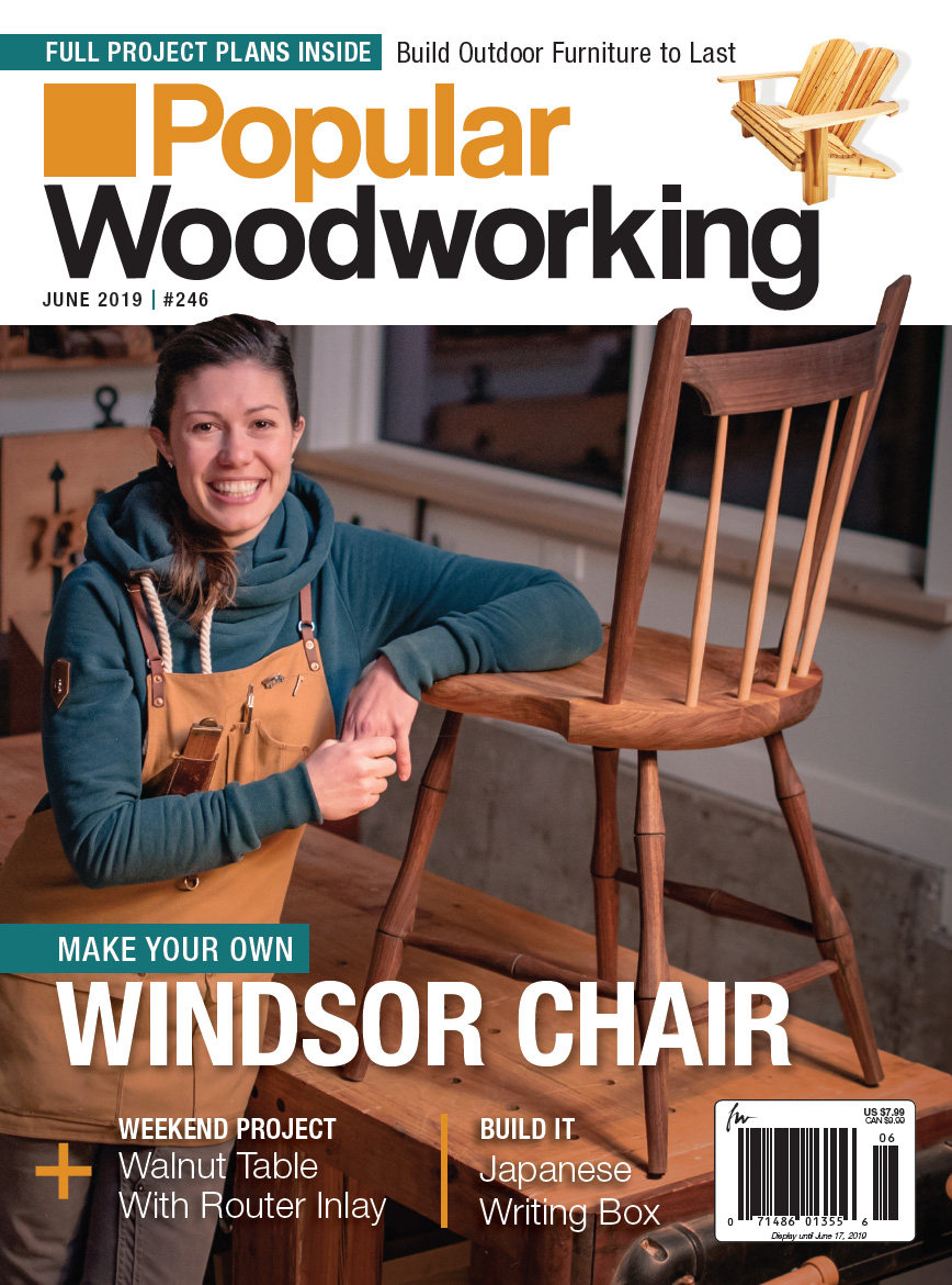 June 2019 Popular Woodworking cover